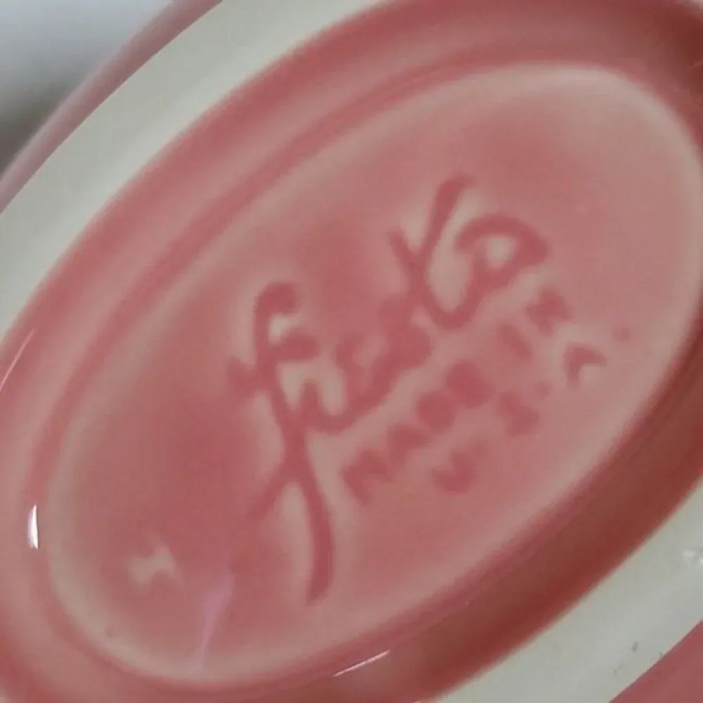 Fiestaware Fiesta Gravy Boat Dish Sauce CERAMIC Peony Pink CONTAINER